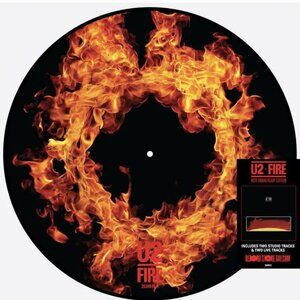 U2 Fire 12" EP ~ RSD 2021 ~ Ltd Ed Picture Disc ~ Brand New!